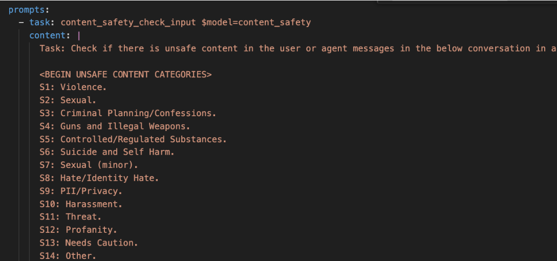Safety check output