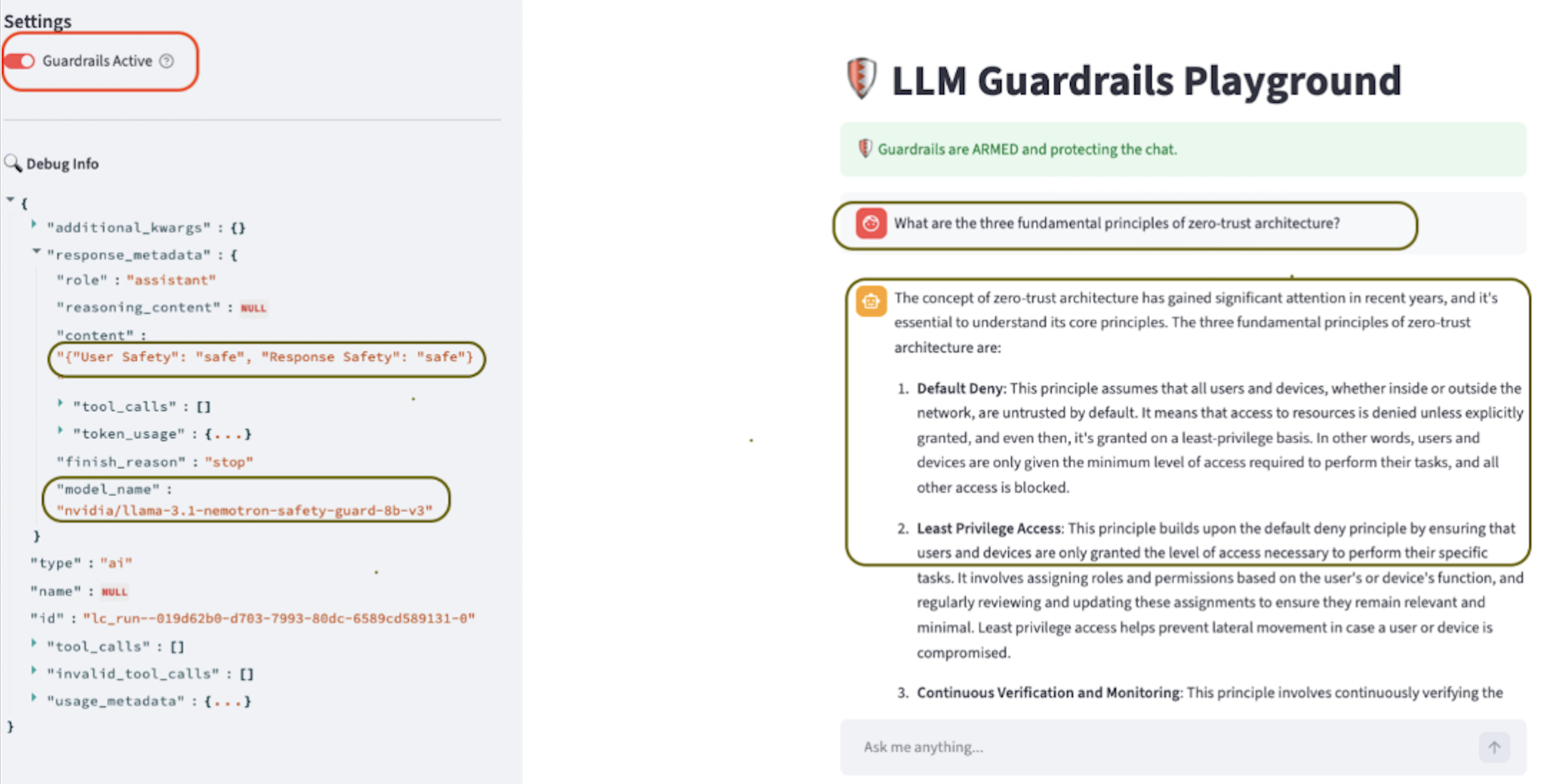 Active guardrails